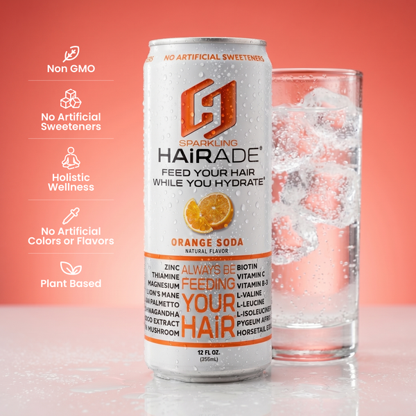 HAiRADE™ ORANGE SPARKLING SODA – alternate view