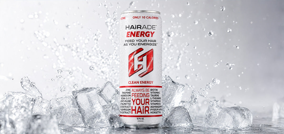 HAiRADE Energy can surrounded by ice and water